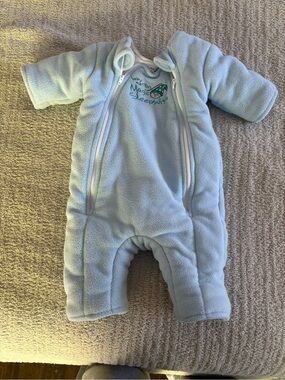 Baby Merlin’s Magic Sleepsuit Light Blue